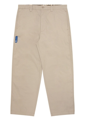 AAPE BY *A BATHING APE® straight-leg cotton trousers - Neutrals