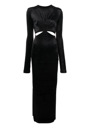 Nensi Dojaka cut-out maxi dress - Black
