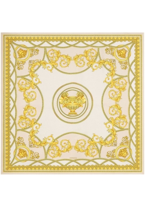 Versace La Coupe des Dieux silk foulard - Neutrals