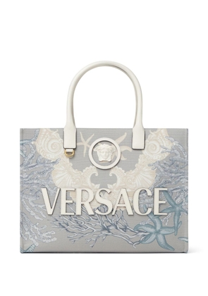 Versace La Medusa Barocco Sea canvas tote bag - Grey