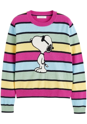Chinti & Parker Breton Snoopy wool blend jumper - Pink