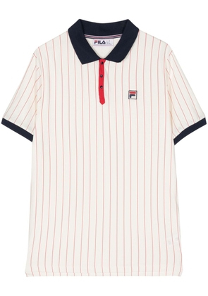 Fila striped cotton polo shirt - Neutrals