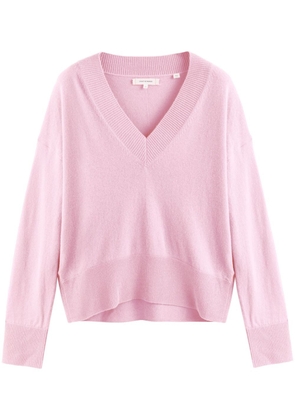 Chinti & Parker v-neck wool-cashmere sweater - Pink