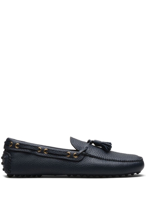 Car Shoe tassel-detail leather boat shoes - Blue