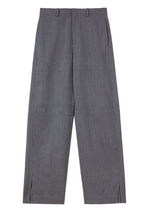 Jil Sander wide-leg wool trousers - Grey