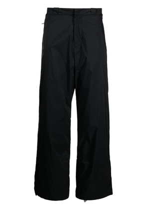 ROA high-waisted straight-leg trousers - Black