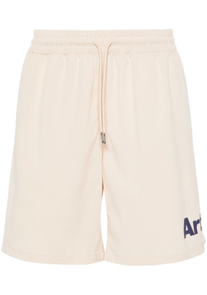 ARTE Samuel logo-print shorts - Neutrals