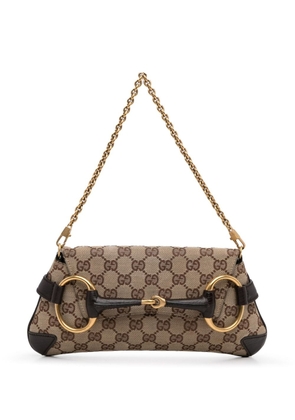 Gucci Pre-Owned 2000-2015 GG Canvas Horsebit shoulder bag - Brown