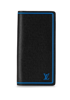 Louis Vuitton Pre-Owned 2020 Taiga Brazza Wallet long wallets - Black