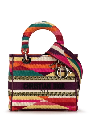 Christian Dior Pre-Owned 2020 Medium Canvas Lady D-Lite satchel - Multicolour