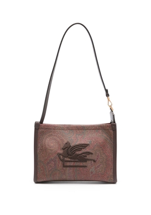 ETRO Pegaso-embroidered paisley-print tote bag - Brown