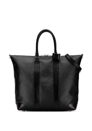 Saint Laurent Pre-Owned 2014 Coated Canvas satchel - Black