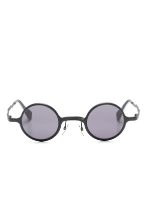 Kuboraum Z17 round-frame sunglasses - Black