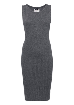 CHANEL Pre-Owned 2000s knitted cashmere dress - Grey