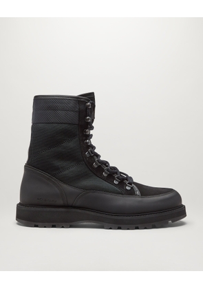 Belstaff Stormproof Boot Men's Calf Leather Black Size UK 10