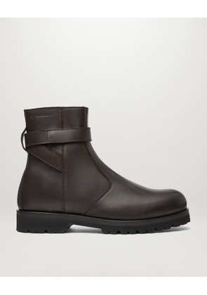 Belstaff Urban Boot Men's Calf Leather Ebony Size UK 9