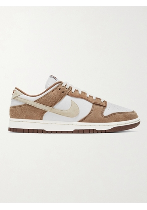 Nike - Dunk Low PRM Suede and Leather Sneakers - Men - Brown - US 5