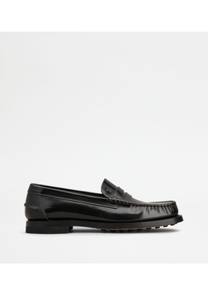 Tod's - Loafers in Leather, BLACK, 35 - Shoes