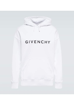 Givenchy Archetype logo cotton jersey hoodie