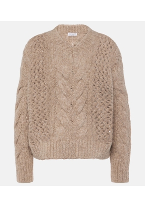 Brunello Cucinelli Cable-knit cotton-blend sweater