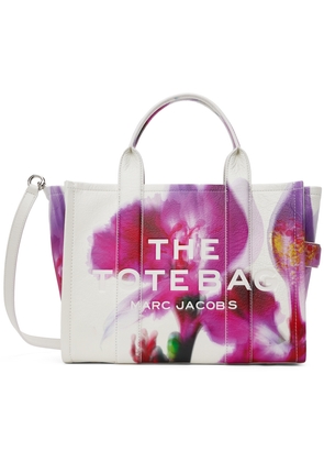 Marc Jacobs Pink & White 'The Future Floral Leather Medium' Tote