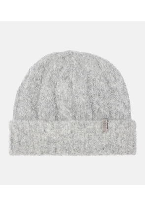 Brunello Cucinelli Cable-knit mohair beanie