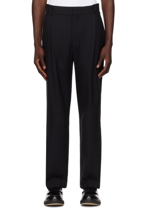 FORMA Black Pleated Trousers
