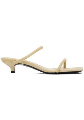 TOTEME Off-White 'The Minimalist' Heeled Sandals