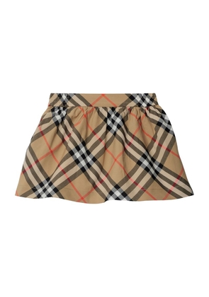 Burberry Kids Cotton Check Skirt (6-24 Months)