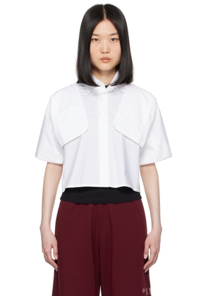 MM6 Maison Margiela White Button Up Shirt
