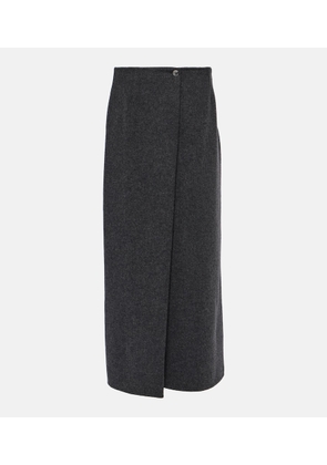 Givenchy Wool-blend maxi skirt
