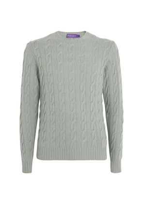 Ralph Lauren Purple Label Cashmere Cable-Knit Sweater
