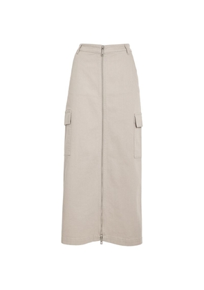 Max & Co. Cotton-Blend Cargo Skirt