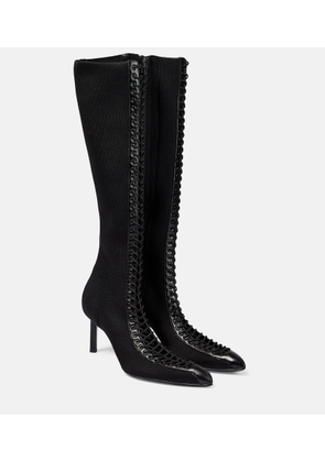 Givenchy Show lace-up knee-high boots