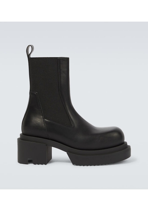 Rick Owens Leather Chelsea boots