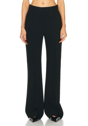 Toteme Flared Evening Trouser in Black - Black. Size 34 (also in ).