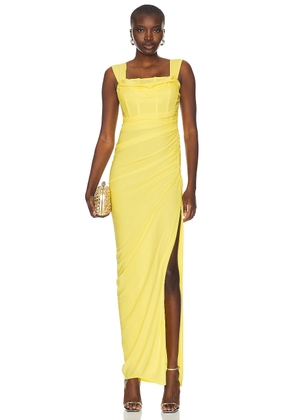 Staud Stormi Maxi Dress in Summer - Yellow. Size S (also in XS).