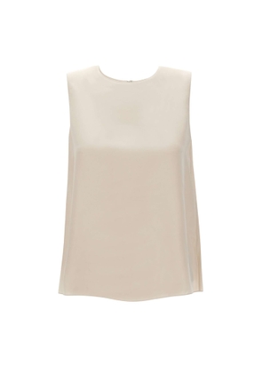 Theory Straight Shell Silk Top