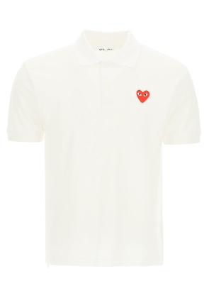 Comme Des Garçons Play Heart Logo Polo Shirt