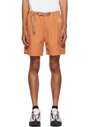 Nike Orange Trail Shorts