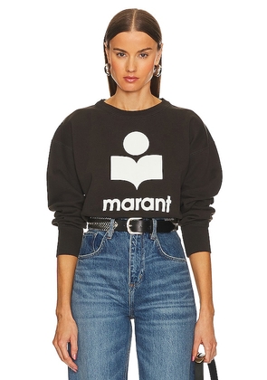 Isabel Marant Etoile Mobyli Sweatshirt in Black. Size 36/4, 42/10.