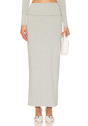 AFRM Esin Skirt in Light Grey. Size M, S, XL, XXS.