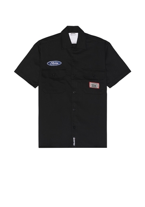 Deva States Fuel Work Shirt in Black. Size L, XL/1X.