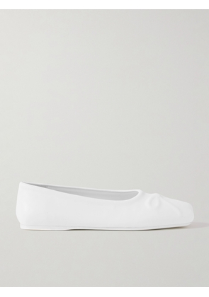 Marni - Embossed Leather Ballet Flats - White - IT37,IT37.5,IT38,IT38.5,IT39,IT39.5,IT40,IT41