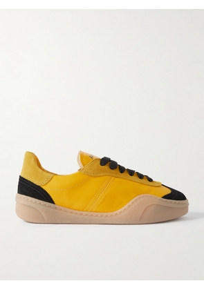Acne Studios - Bars Suede And Leather Sneakers - Yellow - IT36,IT37,IT38,IT39,IT40