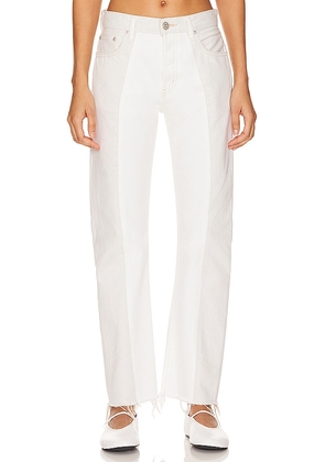 Moussy Vintage Raintrec Straight in White. Size 23, 27, 28, 29, 30, 31, 32.