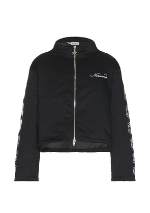 Norwood Nor Shield Puffer Jacket in Black. Size M.