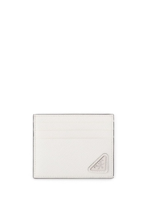 Prada Saffiano leather card holder - White
