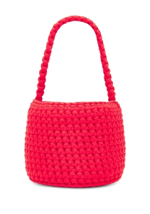 Simon Miller Crochet Grab Bag in Red.
