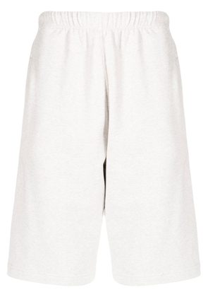 Kenzo embroidered-logo track shorts - Grey